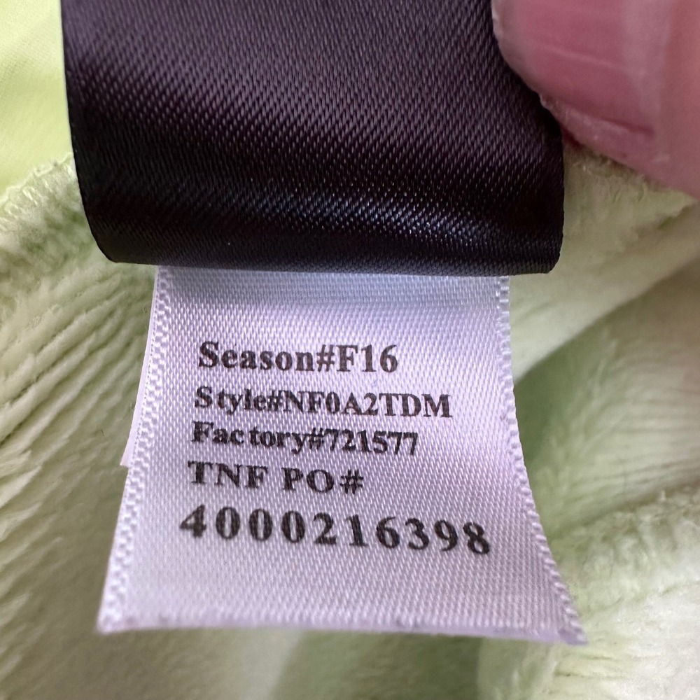 The North Face Jacket Women's‎ Small Lime Green Highanddry Fleece Liner Full Zip - Picture 12 of 13